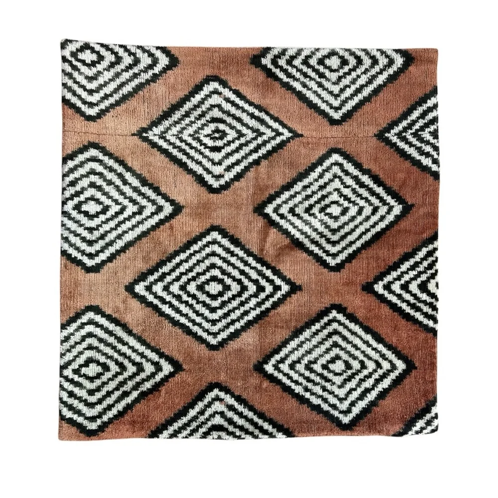 MD Home Designer Throw Pillow Case Velvet‎ Ikat Handmade Square 20 x 20 Bohemian